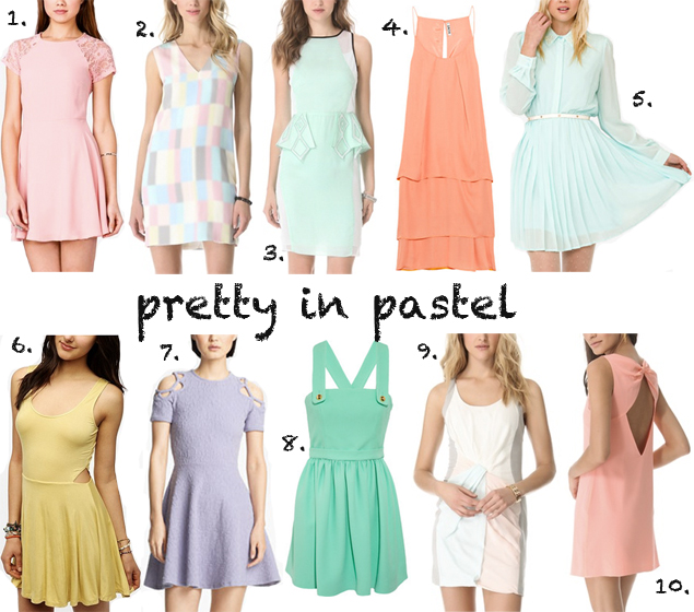 pastel dresses forever 21